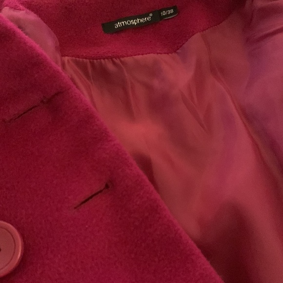 Fushia Thigh length coat - Picture 8 of 8